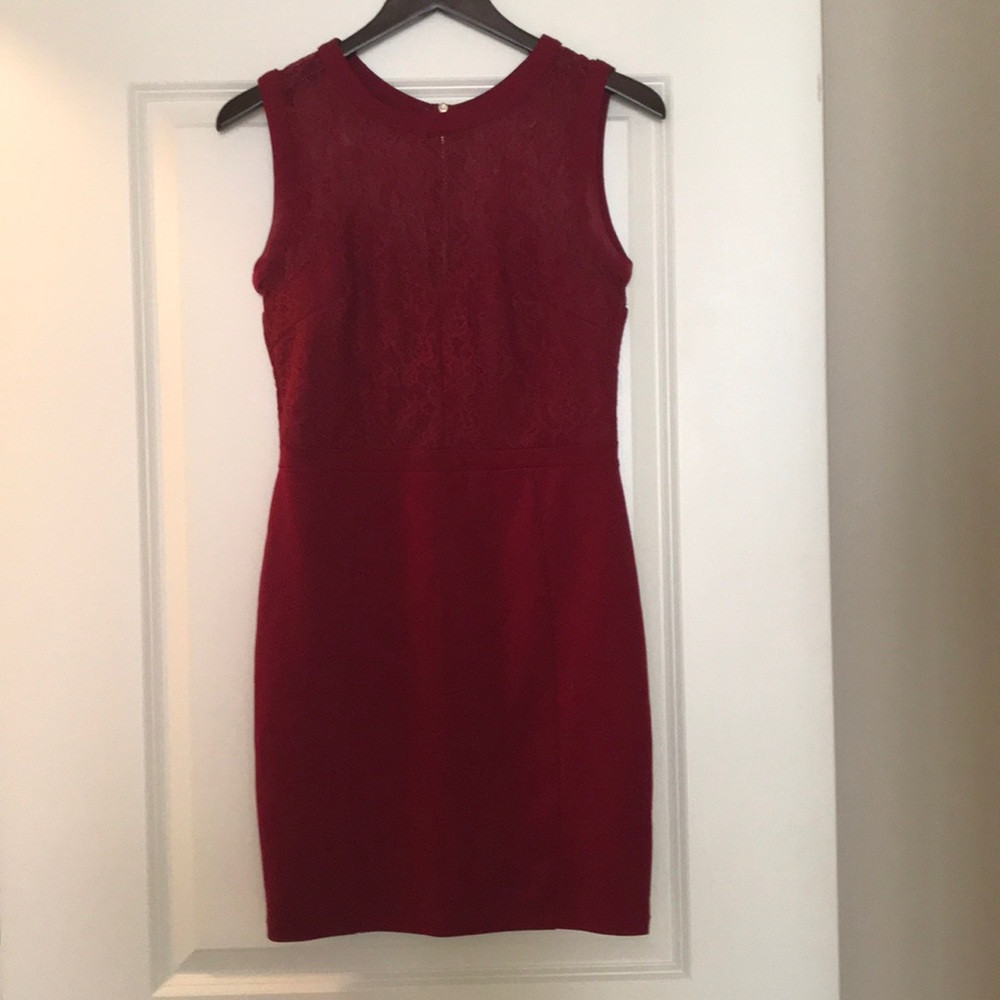Sexy Burgundy Mini Dress from Spain